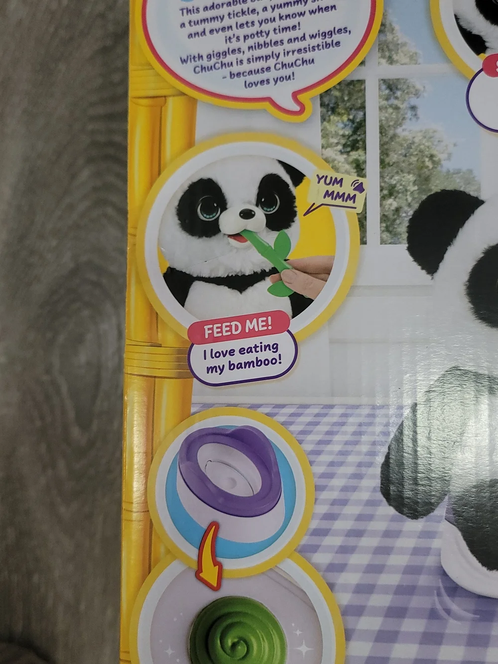 Little Live Pets My Baby Black & White Interactive Panda ChuChu, Plush Toy